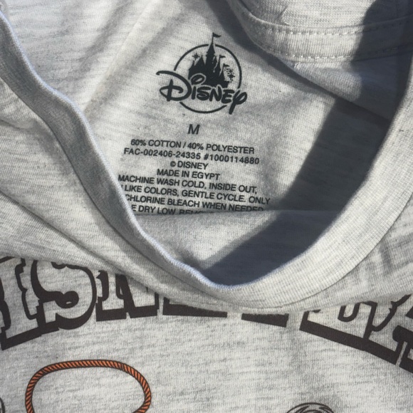 Vintage Disneyland Minnie Mouse Cowgirl Gray Short Sleeve Tee - Picture 4 of 7